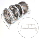 Maxbell Storage Shelf Rack Coffee Powder rings Metal Universal for Cabinet Cafe Bar  for 58mm