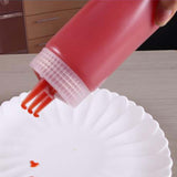 Maxbell 3x Ketchup Bottle press Container press Sauce Bottle for Condiments 650ml