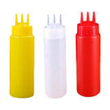 Maxbell 3x Ketchup Bottle press Container press Sauce Bottle for Condiments 650ml