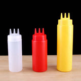 Maxbell 3x Ketchup Bottle press Container press Sauce Bottle for Condiments 450ml