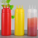 Maxbell 3x Ketchup Bottle press Container press Sauce Bottle for Condiments 450ml