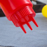 Maxbell 3x Ketchup Bottle press Container press Sauce Bottle for Condiments 450ml