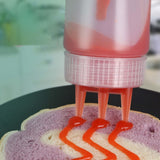 Maxbell 3x Ketchup Bottle press Container press Sauce Bottle for Condiments 450ml