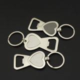 Maxbell Bottle Opener Keychains Heart Shaped Tools Iron for Household Clubs Home