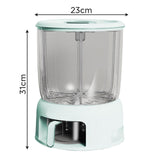Maxbell Rice Dispenser with Lid and Cup for Soybean Laundry Scent Beads Green