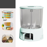 Maxbell Rice Dispenser with Lid and Cup for Soybean Laundry Scent Beads Green