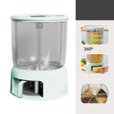 Maxbell Rice Dispenser with Lid and Cup for Soybean Laundry Scent Beads Green