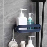 Maxbell Multipurpose Faucet Rack Dish Cloth Hanger Accessories for Bathroom Brush blue