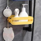 Maxbell Multipurpose Faucet Rack Dish Cloth Hanger Accessories for Bathroom Brush yellow