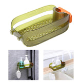 Maxbell Faucet Drain Rack Dish Cloth Hanger Accessories for Kitchen Sinks Rag Soap green