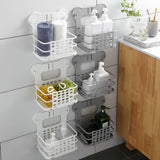 Maxbell Collapsible Storage Baskets Multifunctional Holder Hanging for Towels Socks Gray