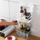 Maxbell Collapsible Storage Baskets Multifunctional Holder Hanging for Towels Socks Gray