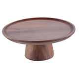 Maxbell Wood Cake Stand Dessert Display Plate Serving Tray for Table Pies Wedding L