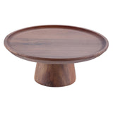Maxbell Wood Cake Stand Dessert Display Plate Serving Tray for Table Pies Wedding L