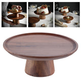 Maxbell Wood Cake Stand Dessert Display Plate Serving Tray for Table Pies Wedding L