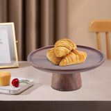 Maxbell Wood Cake Stand Dessert Display Plate Serving Tray for Table Pies Wedding L