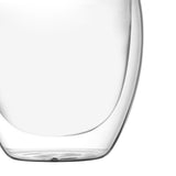Maxbell 6x Double Walled Glass Coffee Cups Clear 80ml for coffee Cappuccinos