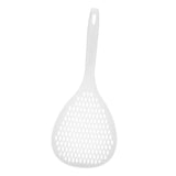Maxbell Strainer Mesh Basket Round Mesh Spoon tool for Loo Noodle Kitchen Pasta white
