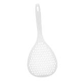 Maxbell Strainer Mesh Basket Round Mesh Spoon tool for Loo Noodle Kitchen Pasta white