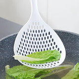 Maxbell Strainer Mesh Basket Round Mesh Spoon tool for Loo Noodle Kitchen Pasta white