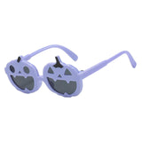 Maxbell Dog Sunglasses Costume Halloween Pumpkin Shaped Puppy Eyewear Pets Glasses Blue