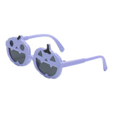 Maxbell Dog Sunglasses Costume Halloween Pumpkin Shaped Puppy Eyewear Pets Glasses Blue