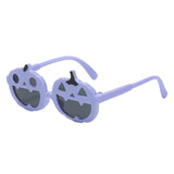 Maxbell Dog Sunglasses Costume Halloween Pumpkin Shaped Puppy Eyewear Pets Glasses Blue