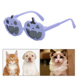 Maxbell Dog Sunglasses Costume Halloween Pumpkin Shaped Puppy Eyewear Pets Glasses Blue