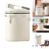 Maxbell Coffee Container Canister Seal Storage with Steel spoon for Kitchen Tool 1.5L