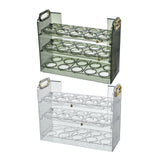Maxbell Egg Tray Egg Fresh Storage 30 Grid Egg Holder for Fridge Table Green