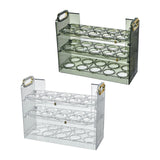 Maxbell Egg Tray Egg Fresh Storage 30 Grid Egg Holder for Fridge Table Green