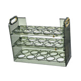 Maxbell Egg Tray Egg Fresh Storage 30 Grid Egg Holder for Fridge Table Green