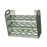 Maxbell Egg Tray Egg Fresh Storage 30 Grid Egg Holder for Fridge Table Green