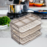 Maxbell Fruit Hot Pot Side Dish Plate Kitchen Preparation Plate for Livingroom grey