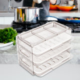 Maxbell Fruit Hot Pot Side Dish Plate Kitchen Preparation Plate for Livingroom white