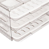 Maxbell Fruit Hot Pot Side Dish Plate Kitchen Preparation Plate for Livingroom white