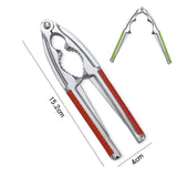 Maxbell Zinc Alloy Walnut Shell Clip Opener Remover for Hazelnuts Pistachio Red