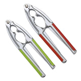 Maxbell Zinc Alloy Walnut Shell Clip Opener Remover for Hazelnuts Pistachio Red