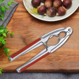 Maxbell Zinc Alloy Walnut Shell Clip Opener Remover for Hazelnuts Pistachio Red