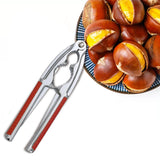 Maxbell Zinc Alloy Walnut Shell Clip Opener Remover for Hazelnuts Pistachio Red