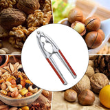 Maxbell Zinc Alloy Walnut Shell Clip Opener Remover for Hazelnuts Pistachio Red