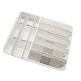 Maxbell Lid Organizer Dish Drainer Expandable Adjustable Draining for Food Container white