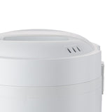 Maxbell Upgraded Electric Heating Lunch Box Stainless Steel for Truck Worker Outdoor White
