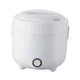Maxbell Upgraded Electric Heating Lunch Box Stainless Steel for Truck Worker Outdoor White