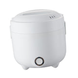 Maxbell Upgraded Electric Heating Lunch Box Stainless Steel for Truck Worker Outdoor White