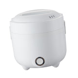 Maxbell Upgraded Electric Heating Lunch Box Stainless Steel for Truck Worker Outdoor White