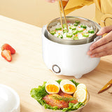 Maxbell Upgraded Electric Heating Lunch Box Stainless Steel for Truck Worker Outdoor White