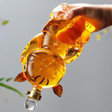 Maxbell Glass Decanter with Airtight Stopper Carafe for Dining Kitchen Restaurant