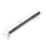 Maxbell Turning Pizza Forks Lightweight Aluminium Alloy Handle Sturdy Bakeware Black