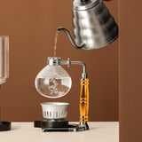 Maxbell Glass Siphon Coffee Maker Siphon Brewer for Dining Room Birthday Gifts 3 Cup